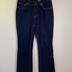 Jordache | Vintage 100% Cotton Dark Wash Bootcut Denim Jeans Size 9/10